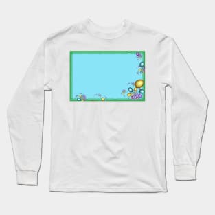 Easter egg theme Long Sleeve T-Shirt